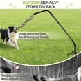 thumbnail image 3 of Cuerda de juguete Tether Outdoor para perros AugFir con resorte reforzado, 3 of 7