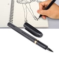 thumbnail image 3 of Artist Calligraphy Brush Pen, Soft Black Ink Writing Drawing Pen for Chinese Japanese Calligraphy Beginners Practice, 3 of 7