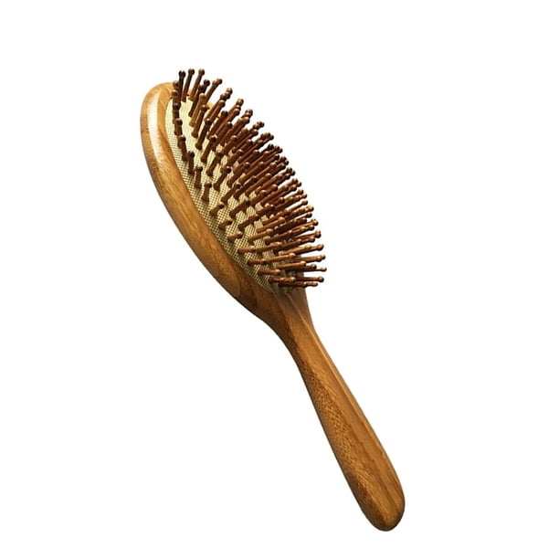 CMUYKIBU Lot de 2 nettoyeurs de brosse à cheveux,outil de nettoyage de  peigne,peigne de nettoyage de brosse à cheveux,avec manche en bois de  râteau en fil métallique pour la maison et le