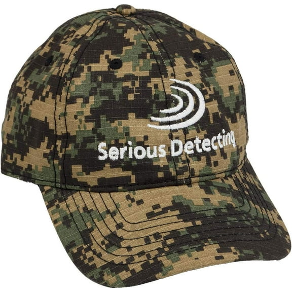 Serious Detecting Camo Cap for Metal Detecting