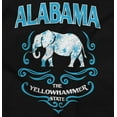 thumbnail image 2 of Alabama Yellowhammer AL Elephant Women's Graphic T Shirt Tees Brisco Brands S, 2 of 5
