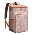 thumbnail image 1 of Bloom Print Insulated Cooler Backpack - 20L High Capacity, Keeps Contents Cold/Hot for 20 Hours, 1 of 5