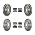 thumbnail image 1 of Transit Auto Front Rear Coated Disc Brake Rotors and Semi-Metallic Pads Kit for Car 2014-2015 Honda Civic Touring KGS-100758, 1 of 11