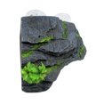 thumbnail image 2 of Flmtop Aquarium Resin Reptile Turtle Tortoise Terrace Hole Cave Rock Fish Tank Decor Grey, 2 of 8