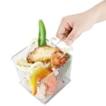 thumbnail image 3 of Fry Basket,Mini Stainless Steel Chips Fries Basket Fries Baskets Solid Performance, 3 of 5