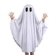 thumbnail image 1 of Disfraz de fantasma blanco para disfraces, capa de Cosplay de Halloween para niños, traje de actuación, capa con capucha para niños y niñas Fridja nalpqowj63763, 1 of 9