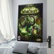 thumbnail image 3 of World of Warcraft Cuadro decorativo colgante - Arte de pared - Póster enmarcado - Decoración de pared - Regalos para familia, amigos y aficionados 40*60 cm, 3 of 6