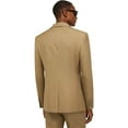 thumbnail image 2 of Men's Regular Fit 3 Piece Double Breasted Suit: Groom & Business Essential (Jacket+Vest+Pants), 2 of 7