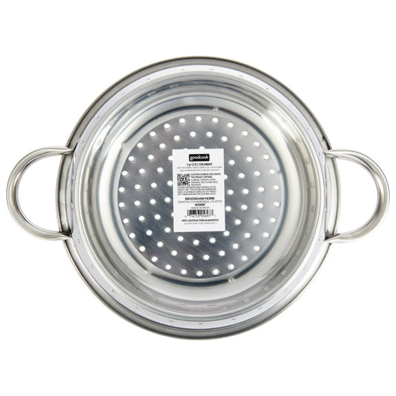 GoodCook Pro Stainless Steel Colander, 3qt