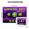 thumbnail image 4 of Saiise Geometry Dash Print 1000 Jigsaw Puzzle for Adults and Family,Impossible Hard Difficult Challenging Puzzles for Adults - Finished Puzzle Size is 29.5 x 19.7 inch, 4 of 8