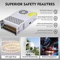 thumbnail image 3 of 24V 20A 480W Aluminum Alloy Switching Power Supply, 3 of 5