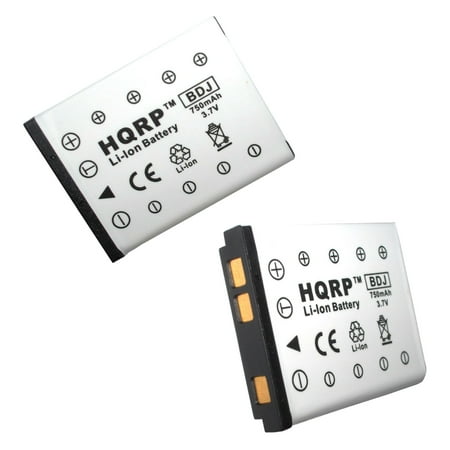 Image of HQRP 2-Pack Battery for Casio Exilim EX-FR10 EX-G1 EX-H5 EX-H50 EX-H60 EX-JE10 EX-N1 EX-N5 EX-N10 EX-N20 EX-N50 EX-S5 EX-S6 EX-S7 Digital Camera Replacement