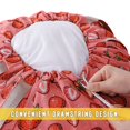 thumbnail image 4 of Bolsa de lavandería Sanlykate extra grande con cordón de 70 x 100 cm, color rosa, 4 of 7