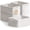 White, variant on 5 Pack Small Woven Storage Baskets for Shelves, Cotton Rope Baskets Organizer for Bathroom, Closet & Nursery, Decorative Storage Bins for Organizing Socks, Toys, 11.8"x7.9"x4.7", Khaki/White