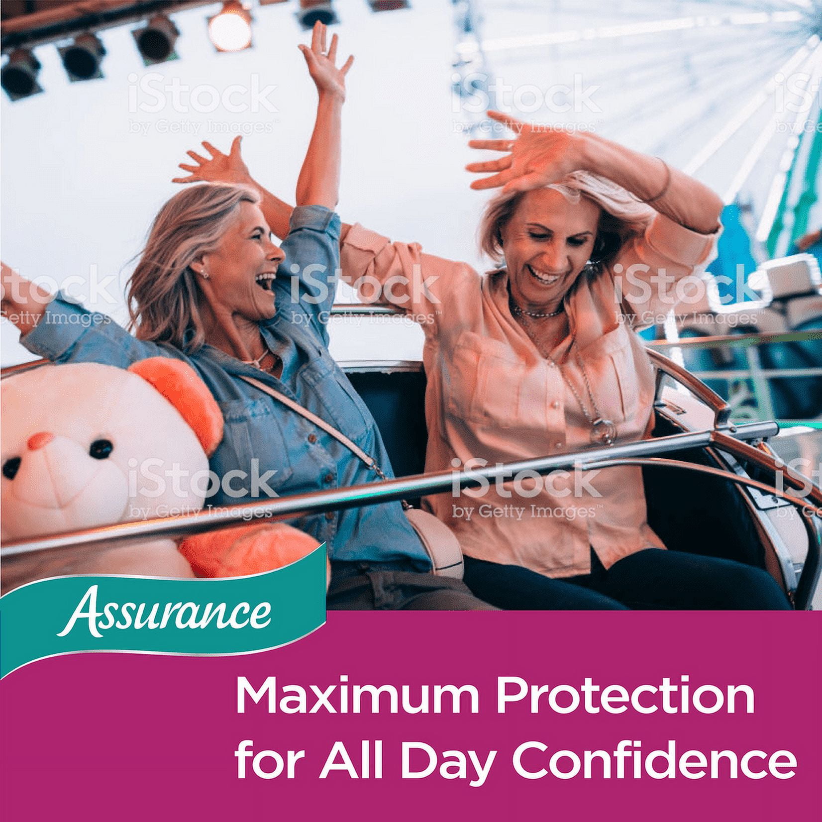 Assurance Incontinence & Postpartum Underwear For Women Maximum Absorbency  S/M 60 Count