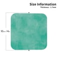 thumbnail image 3 of Lsque Turquoise watercolor Pattern 4" Drink Coasters Set of 6, Leather Absorbent Coasters, Table Coaster Set Decorative Coffee Cup Coasters Housewarming Gift,Square, 3 of 7