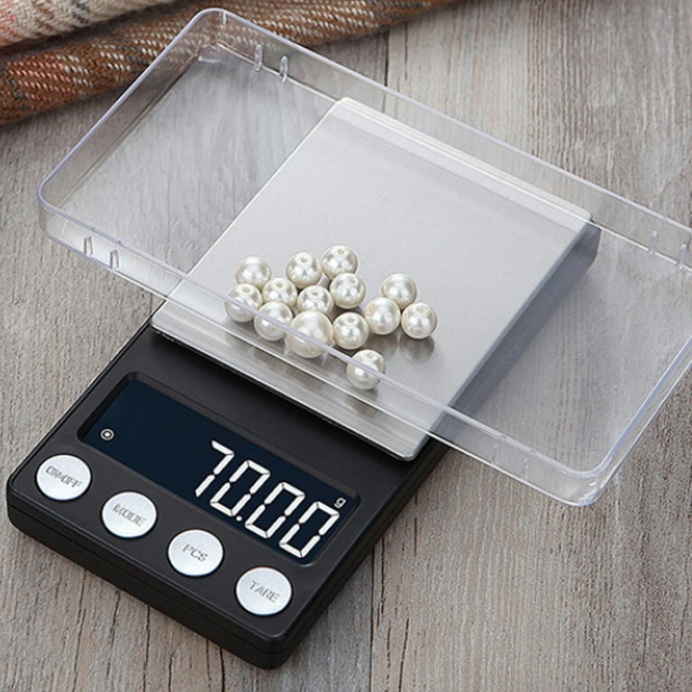 Waterproof Food Scale, 500/0.01g High Precision, Washable - 500g/0.01g