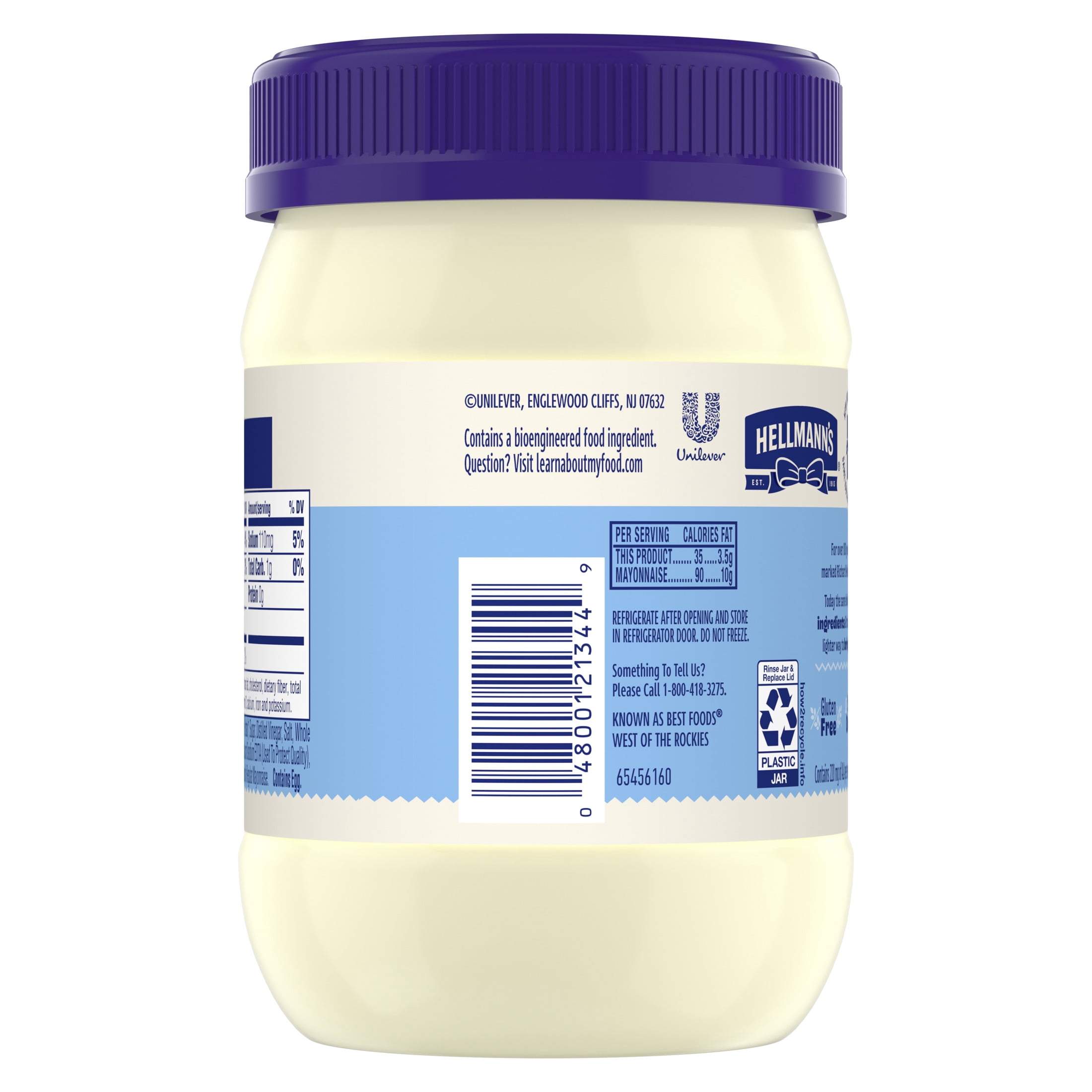 (12 pack) Hellmann's Light Mayonnaise, 15 Fl Oz