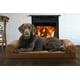 thumbnail image 3 of Furhaven Cama ortopédica para perros grandes/medianos con refuerzos extraíbles y funda lavable, para perros de hasta 55 libras - Sofá acolchado - Marrón tostado, grande, 3 of 5