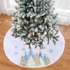thumbnail image 5 of Falda para árbol de Navidad, falda para árbol de Navidad con copos de nieve, decoración creativa para árbol de Navidad, delantal para árbol de Navidad, 5 of 6