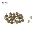 thumbnail image 3 of Uxcell Flat Head Decorative Upholstery Tacks Furniture Nails for Home Bronze 60Pcs, 3 of 6