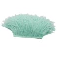 thumbnail image 4 of facefd 1 Yard Dyed Ostrich Feather Fringe Trim Ribbon Embellishment Mint green, 4 of 5
