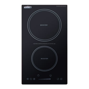 12" Wide 208-240V 2-Zone Induction Cooktop Induction Cooktop With Safety Shutoff