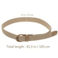 thumbnail image 2 of MLINS 1pc Chic Woven Fabric Waist Belt Dress Sweater Elastic Waistband Dress Belt, 2 of 8
