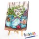 thumbnail image 2 of Botella de vidrio Flor Pintura al óleo por números DIY Imagen de dibujo sin marco para adultos FLhrweasw Nuevo, 2 of 9