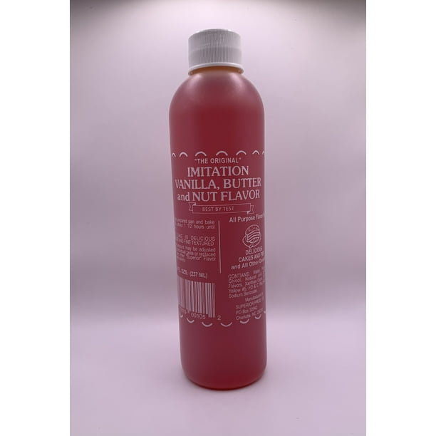 Superior Flavors VANILLA, BUTTER, & NUT Cooking and Baking Flavoring Delicious Substitute