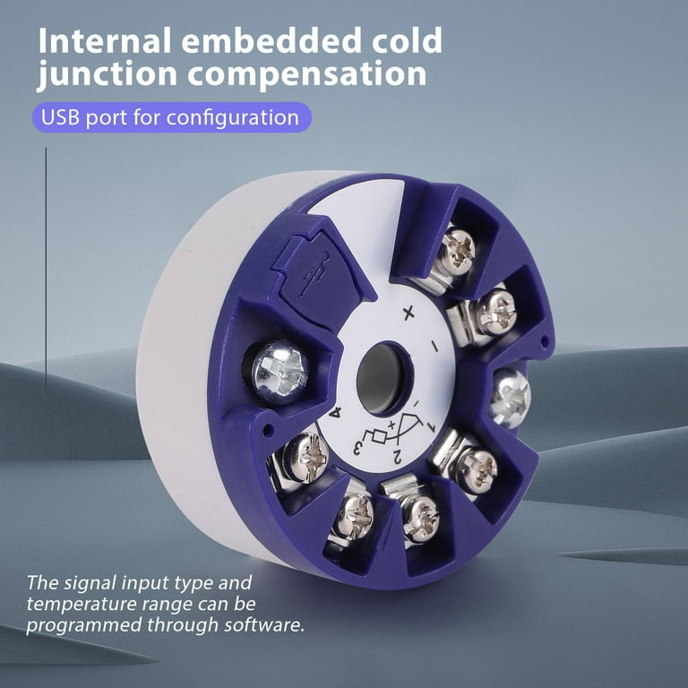 Thermocouple Input Temperature Transmitter Head-mounted