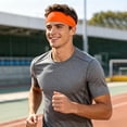 thumbnail image 2 of Sports Headbands for Men, Sweat Absorbent Non Elastic Headband, Quick Dry Workout Running Yoga Gym Head Wrap for Outdoor Work, 2 of 5