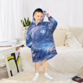 thumbnail image 6 of FORMRS Wearable Blanket Hoodie with Sleeves for Kids Cozy Flannel Sweatshirt, Crystal Ball, 6 of 7