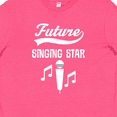 thumbnail image 4 of Inktastic Future Singing Star Childs Music Youth T-Shirt, 4 of 5