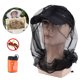 thumbnail image 4 of Sombrero de malla Gorro antimosquitos para exteriores Máscara Protección de red para la cabeza Anti insectos (negro), 4 of 8