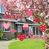 Valentine's Lawn Decorations - Hanging - "Sweet" Valentine's Candy (Set of 16)