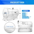 thumbnail image 3 of GSE Acrylic Raffle Drum, Professional Raffle Ticket Spinning Cage for Tickets, Balls, Chips, Holds 2,000 Tickets (Small, Medium, Large Available), 3 of 7