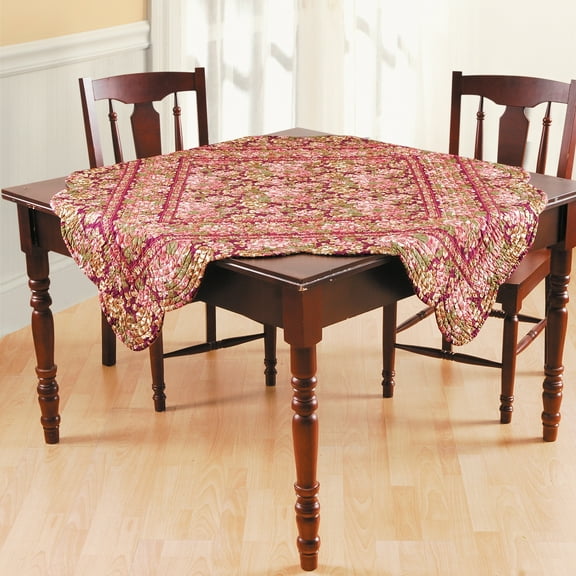 Anna Plum Table Topper 54" x 54"