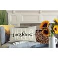 thumbnail image 5 of Hello Sunshine Pillow Cover Farmhouse Gray Lumbar Pillow Cover Spring Summer Decorations Cushion Case for Sofa Couch Polyester Linen 12x20 Inches, 5 of 6