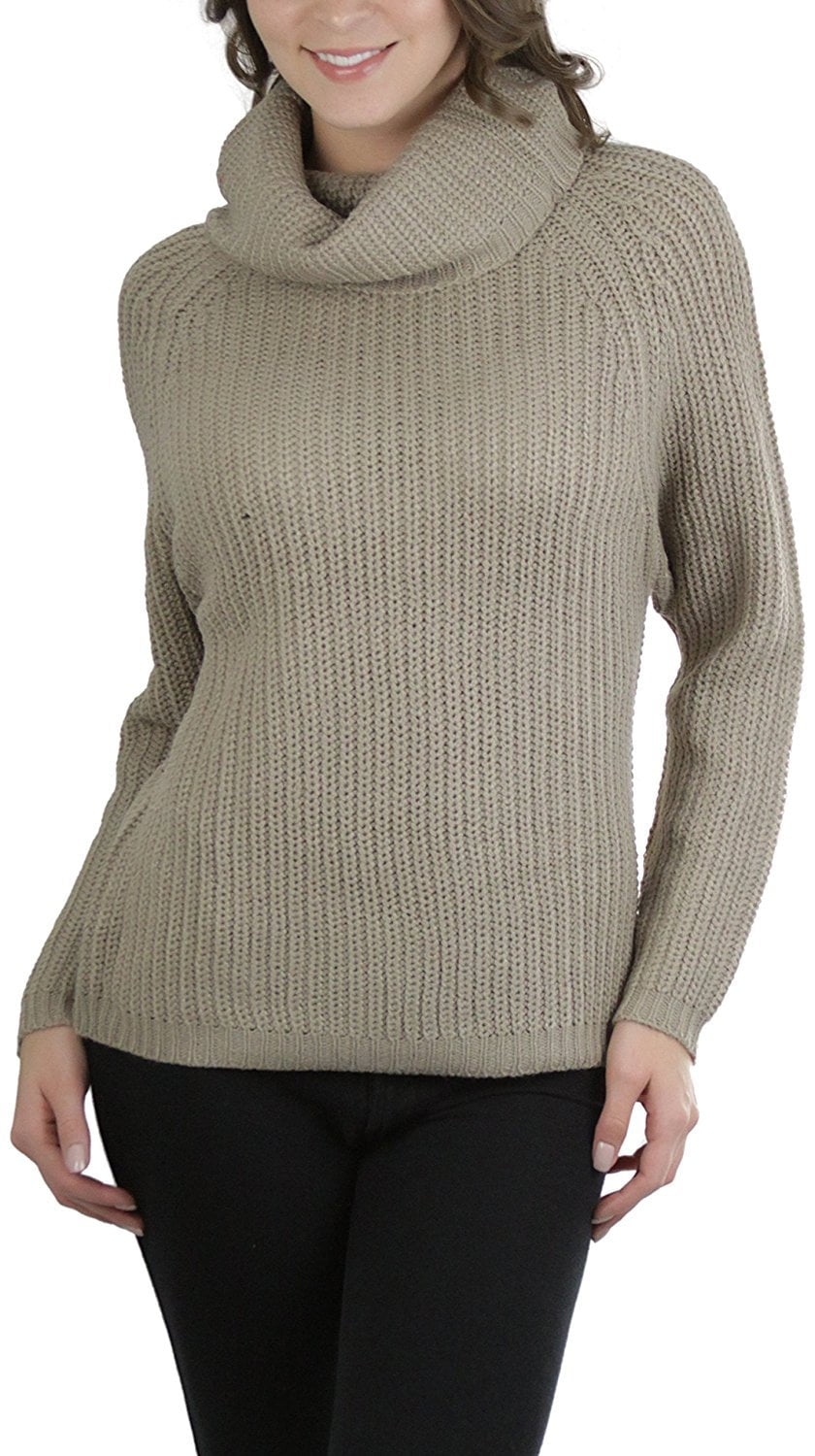 women u low gauge turtleneck sweater