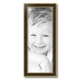thumbnail image 2 of ArtToFrames 9" x 23" Black Panel With Gold Lip Picture Frame, 9x23 inch Multi Wood Poster Frame (WOM-5092),  Pack, 2 of 7