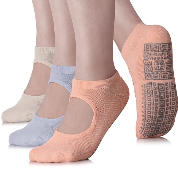Calcetines de yoga Unenow con agarre antideslizante para mujer con cojín