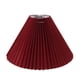 thumbnail image 5 of Pantalla de lámpara plisada redonda, accesorio de iluminación, mesa, tela decorativa, reemplazo de pantalla de lámpara para sala de estar, cafetería, Rojo Gloria pantalla plisada, 5 of 9
