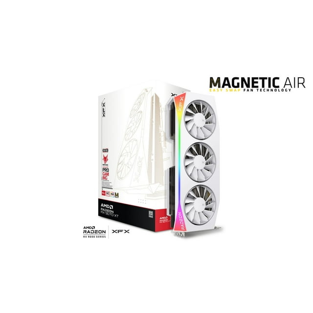 Tarjeta de Video XFX RX 9070XT OC Mercury Radeon Magnetic