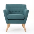 thumbnail image 1 of Geelong Fabric and Birch Wood Club Chair, 1 of 8