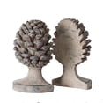 thumbnail image 3 of A&B Home Pine Cone Bookend - 2-Piece - Gray Finish, 3 of 3