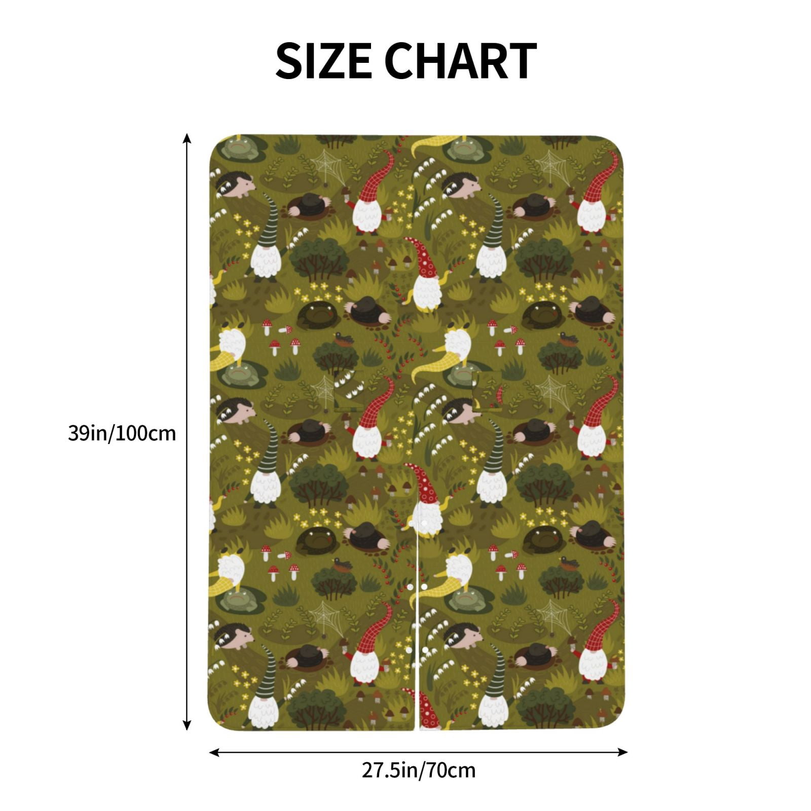 Naloa Gnomes Playing in the Garden Baby Car Seat Cover, Breathable Baby Carrier Cover, Multiuse Baby Carrier Cover & Nursing Breastfeeding Cover