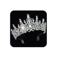 thumbnail image 1 of Tiaras para mujer y niña COCIDE Silver Crowns Crystal, 1 of 7