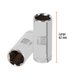thumbnail image 3 of DADO 3/8'' 6 PUNTAS MILIMETRICO LARGO 19 mm TRUPER 13779 Truper D-5019-HM, 3 of 4