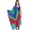BLUE AND PINK, variant on Multicolored Crinkled Bandhani Tie-Dye Stole – pink and red